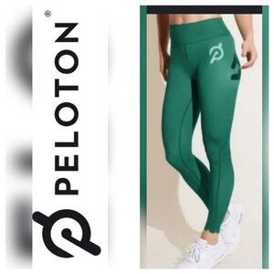 Peloton Scalloped Green Emerald Legging